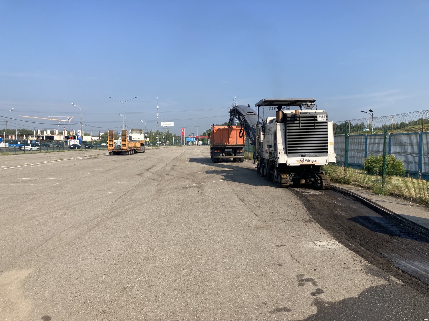 фрезерование асфальтового покрытия&nbsp;