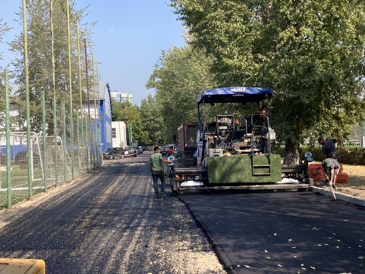 укладка асфальта 